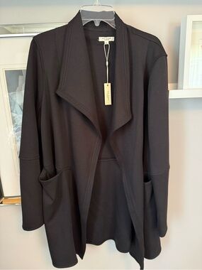 Max Studio Long Black Blazer
